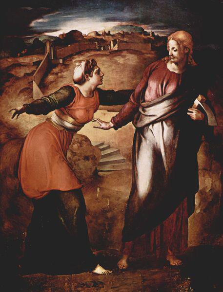 Jacopo Pontormo Noli me tangere.